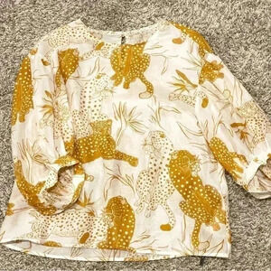 Animal Print Blouse
